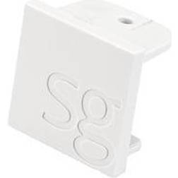 SG Armaturen ZIP 230V Endestykke til skinne, sort