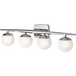 Kichler LED-badrumsvägglampa Jasper, 4 Väggarmatur