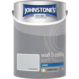 Johnstone's Johnstones Emulsion 5l Frosted Wall Paint Silver