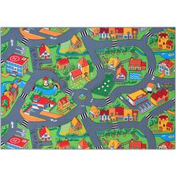 Rebel Roads Little Village Car Children's Mat 140x200cm