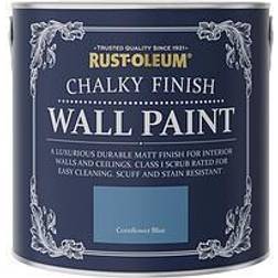 Rust-Oleum Chalky Cornflower Wall Paint Blue 2.5L