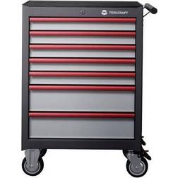 Toolcraft 887089 Workshop trolley Factory colour:Grey, Anthracite, Red