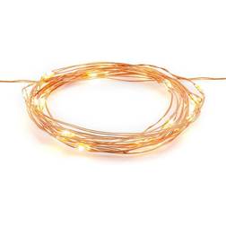 PartyDeco LED kobber 1,9 Lyskæde 20 Pærer