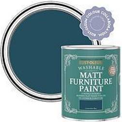 Rust-Oleum Matt Finish Washable Paint In Commodore &Ndash; 750 Blue 0.75L