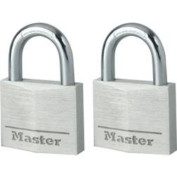 Master Lock Cadenas 2 pcs Aluminium 40 mm 9140EURT