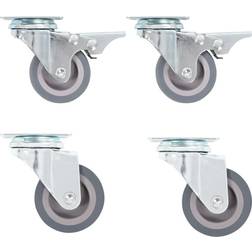 vidaXL 12 pcs Roulettes pivotantes 50 mm