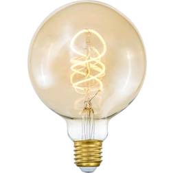 Cottex LED-lampa Curly filament amber E27, 4W 250lm stepdim