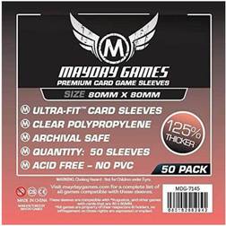 Mayday Games Square Card Sleeves 80 x 80 mm 50 Lommer