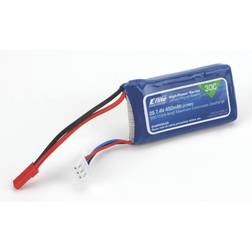 450mAh 2S 7.4V 30C LiPo, 18AWG: JST