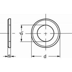 20 FZB facet skive DIN 125 B - 200 stk