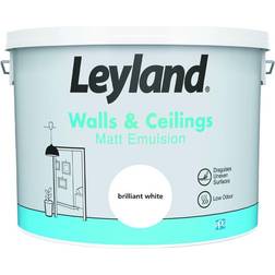 Leyland Trade Walls and Ceilings Matt Brilliant 10L Wall Paint Brilliant White 10L