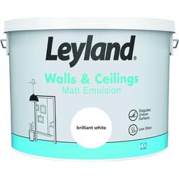 Leyland Walls and Ceilings Matt Brilliant 10L White