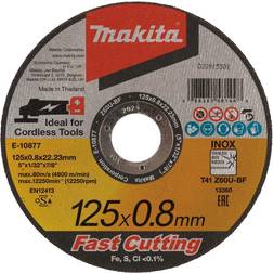 Makita Skæreskive 125x0,8mm INOX