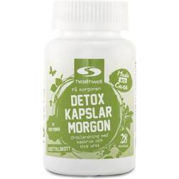 Healthwell Detoxkapslar Morgon, 28 kaps