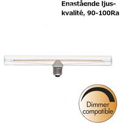 Unison Linestrarör DECO 300mm E27 Klar 4W/2200K. Dimbar