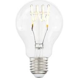 Cottex LED-lampa Curly filament klar E27, 4W 300lm stepdim