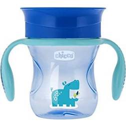 Chicco Perfect 360 tasse d’apprentissage avec supports 12m Blue 200 ml