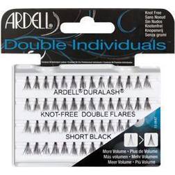 Ardell Double Individuals Short (Knot Free) Eye-Lashes singelögonfransar av äkta hår (1 x 56 stycken) svart, (utan lim) (1x)