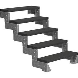 Dolle Gardentop Trimax 100cm 5S utan räcke antracit