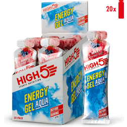 High5 Energy Gel Aqua Berry 66g 20 stk