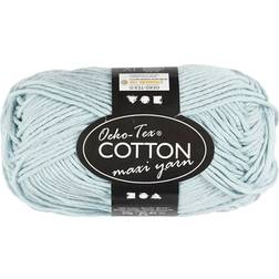 Creativ Company Bomullsgarn, nr. 8/8, L: 80-85 m, dusty blue, 50 g/ 1 nystan