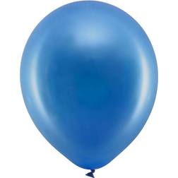 PartyDeco Metallic Royal Blå Balloner 30 cm 10 Stk