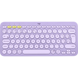 Logitech K380 Multi-Device Bluetooth Keyboard Lavender Lemonade