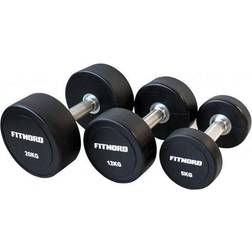 Fitnord Diamond PU Hantlar 37,5 kg (par)