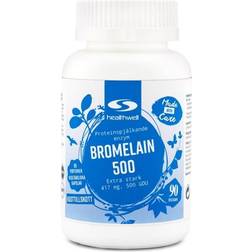 Healthwell Bromelain 500, 90 kapsler