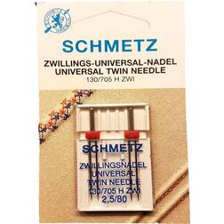 Schmetz universal tvilling symaskin nål 130/705 H zwi