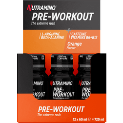 Nutramino Pre-Workout Shots Orange 60ml 12 stk