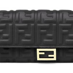 Fendi Baguette Leather Wallet On Chain