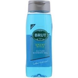 Brut Sport Style All-In-One Hair & amp Body Shower Gel 500ml