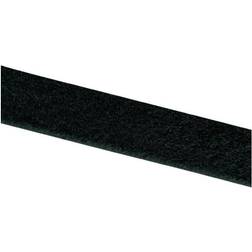 Velcro Bande Auto-Agrippante À Coller Partie Velours 25000 mm x 100 mm Noir 25 m