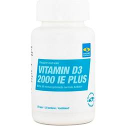Svenskt Kosttillskott Vitamin D3 2000 IE+, 120 120 st