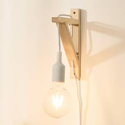 Lucide Fix wooden Wandlampe