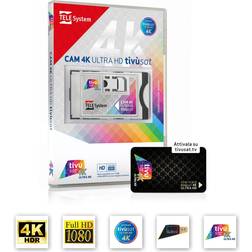 TELE System Tivu CAM Tivusat 4K Ultra HD Andere CI Modul Pay TV