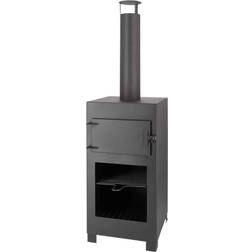 Esschert Design Fireplace with Pizza Oven