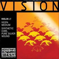 Thomastik Thomastik-Infeld Vision 3/4 Violin D String Medium Gauge Silver Wound Synthetic Core