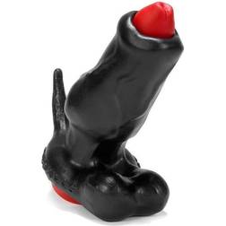 Oxballs WOOF! Fuckable Plugable Hole Butt Plug Black & Red