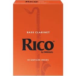 Rico Bass Clarinet Reeds, Box Of 10 Strength 3.5