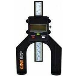 Cmt measuring gauge for cutter adjustment on router