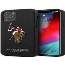 U.S. Polo Assn. US USHCP12MPUGFLBK iPhone 12/12 Pro 6,1 czarny/black Embroidery Collection