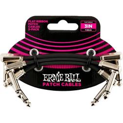 Ernie Ball 6220 Patch kabel 7,5cm, 3-pack 3m