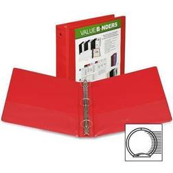 Samsill Samsill View Binder Round Ring 1-1/2' Capacity 11'x8-1/2' Red