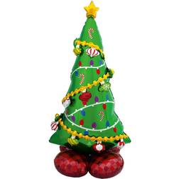 Amscan 8311711 Christmas Tree AirLoonz Foil Balloons-Large