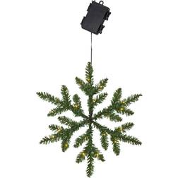 Star Trading Krans Snowflake 40cm Jullampa