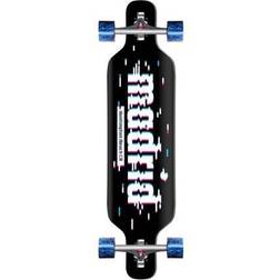 Madrid Komplet Longboard Drop-Thru (Glitch) Sort/Blå/Lilla