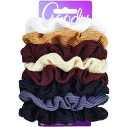 Goody Ouchless Assorted Neutrals Gentle Ribbed Scrunchies