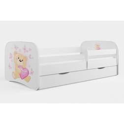 Kocot Kids Barnsäng - Babydreams Vit Bear With Butterflies